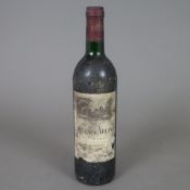 Wein - Château d'Arcins, Haut-Médoc, France 0,7 l, Flasche verschmutzt, Etikett stark beschädigt