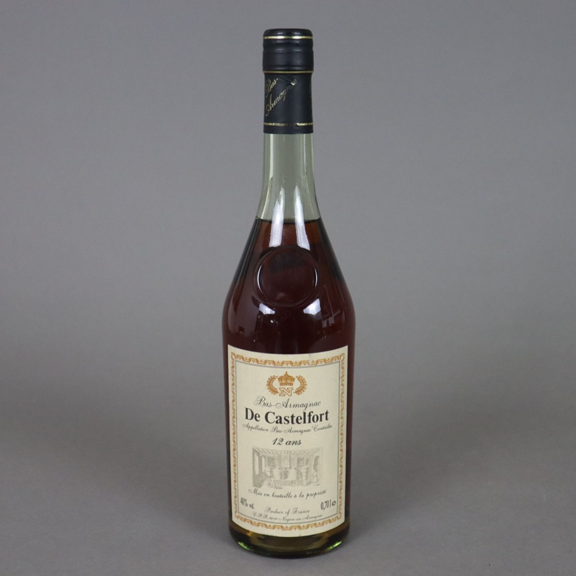 Armagnac - Bas-Armagnac De Castelfort, abgefüllt 1984 , France, 0,70 l., 40%