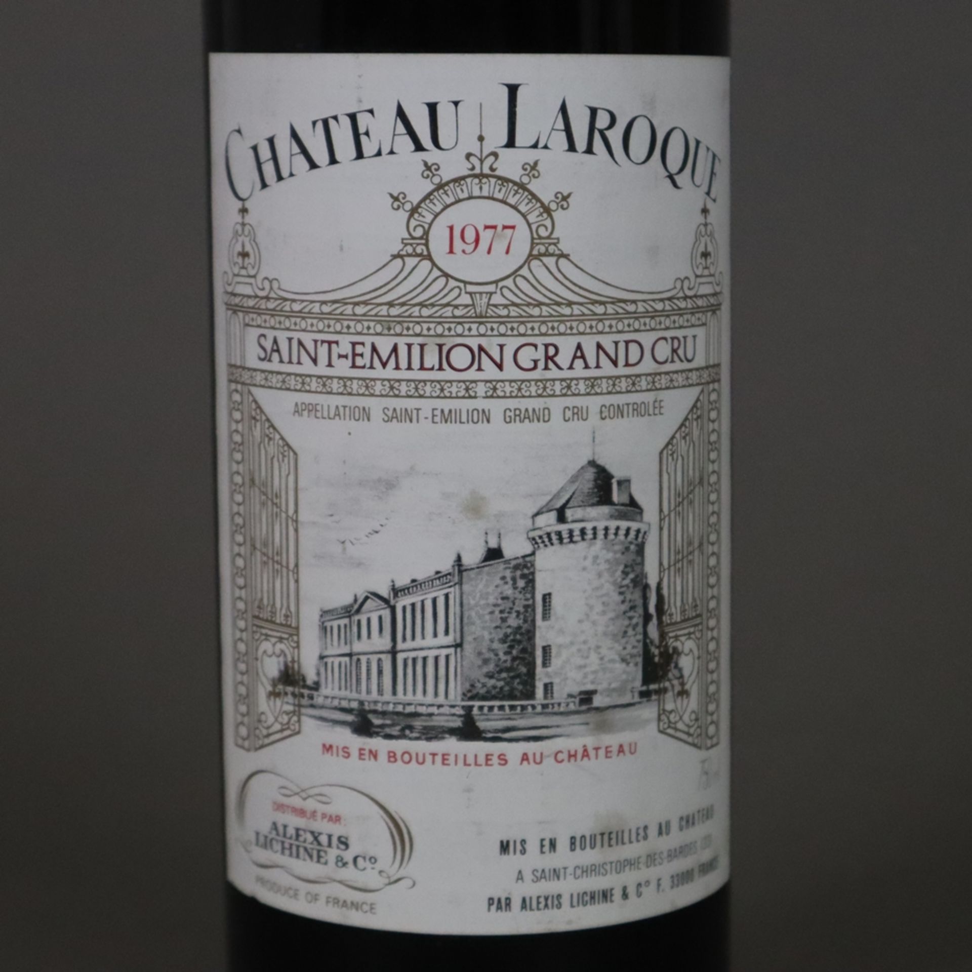 Wein - 1977 Château Laroque, Saint-Emilion Grand Cru, France, 750 ml - Image 4 of 6