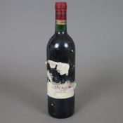 Wein - Château Tour Prignac Médoc, France, 0,7 L, Flasche verschmutzt, Etikett stark beschädigt, Fe