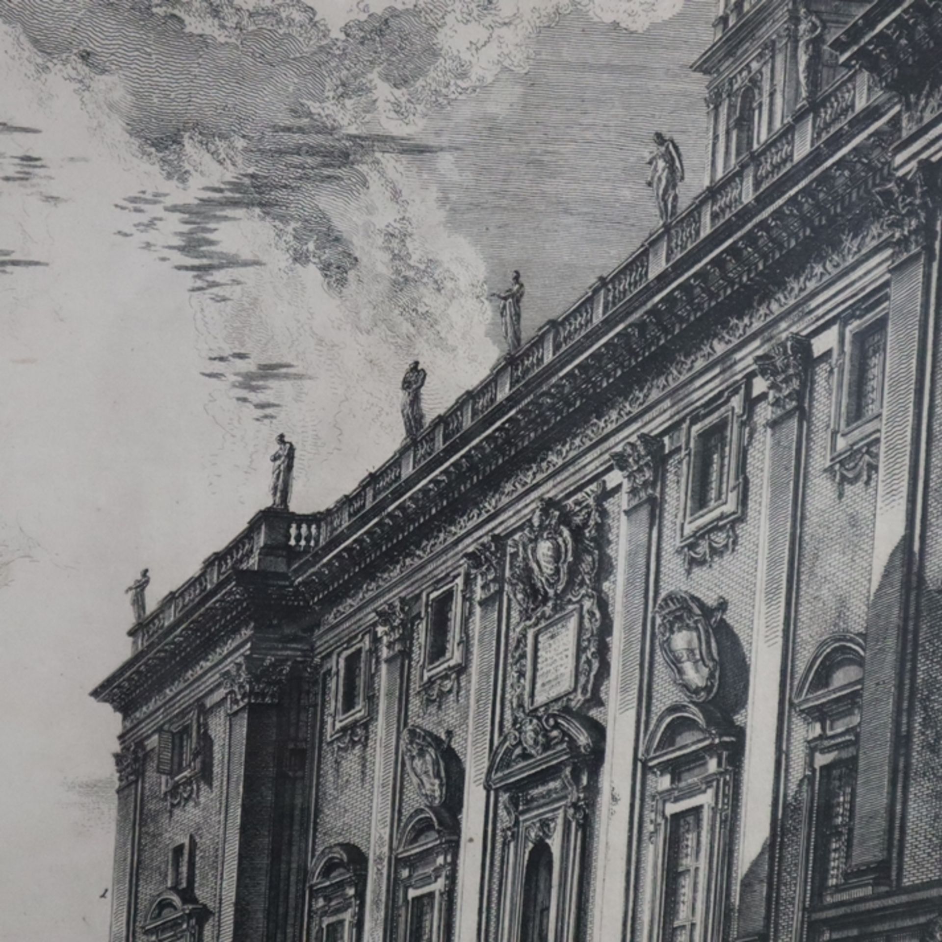 Piranesi, Giovanni Battista (1720 Mogliano/ Venedig - 1778 Rom) - "Veduta della Piazza del Campidog - Bild 6 aus 8