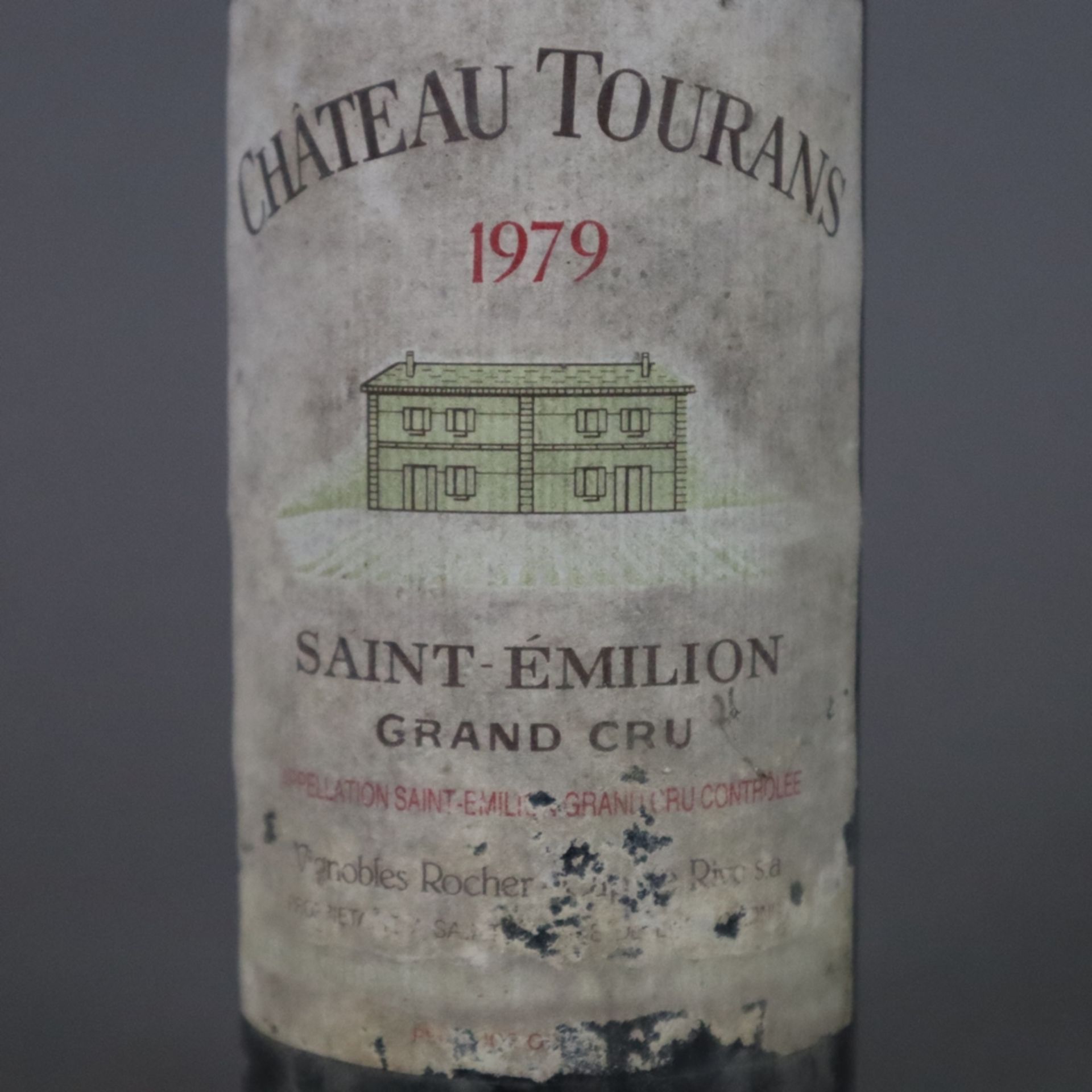 Weinkonvolut - 2 Flaschen, France, 1979 Château Tourans Saint-Émilion, 1975 / Château Branaire-Dulu - Bild 6 aus 6