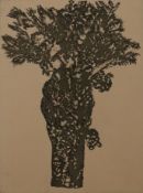 Fuchs, Ernst (1930-Wien-2015) - "Lilith Hinter dem Baum der Erkenntnis", 1975, Radierung auf Papier