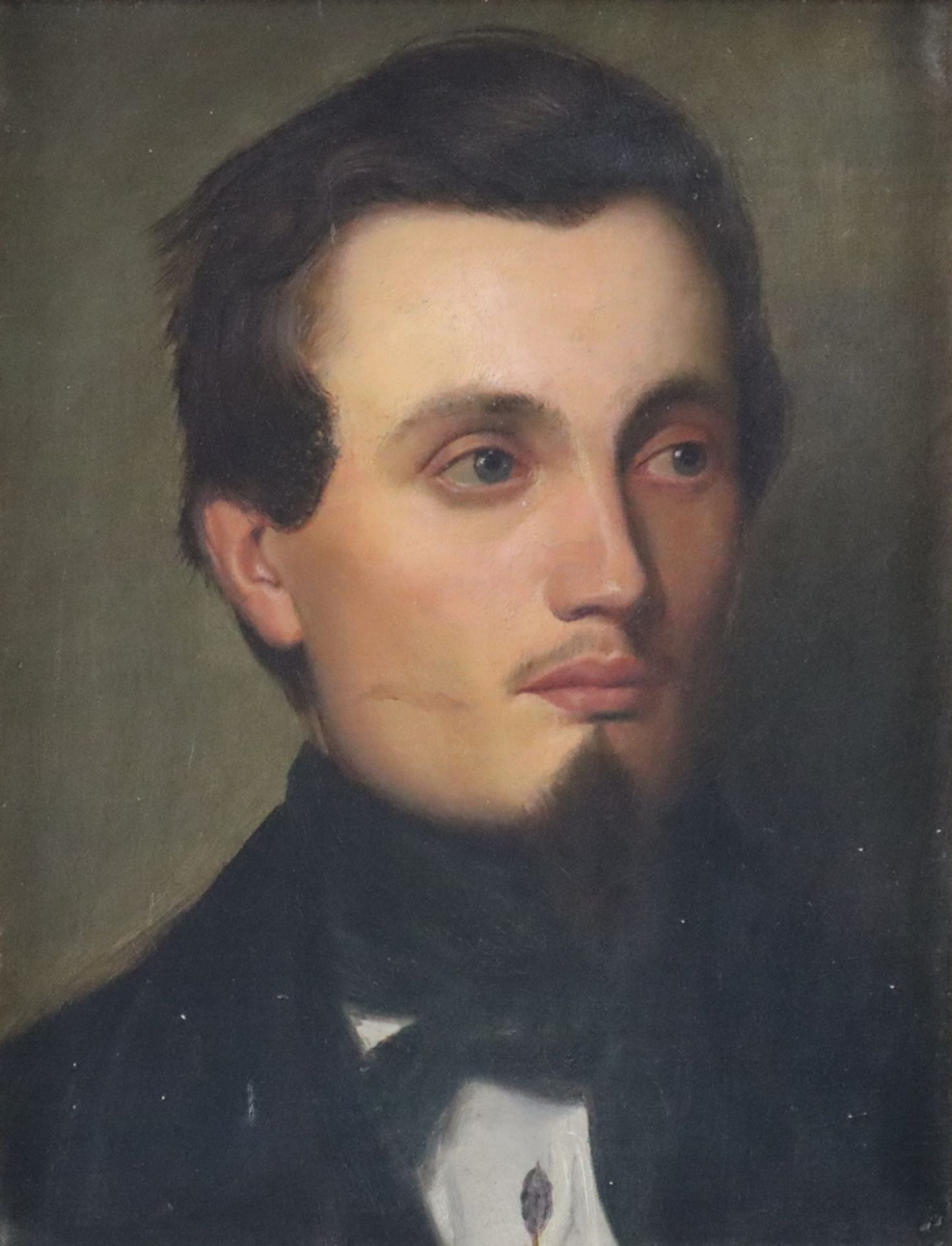 Unbekannte/r Künstler/in (19./20. Jh.) - Portrait eines jungen Mannes, 1. Hälfte 20. Jh., Öl / Lein