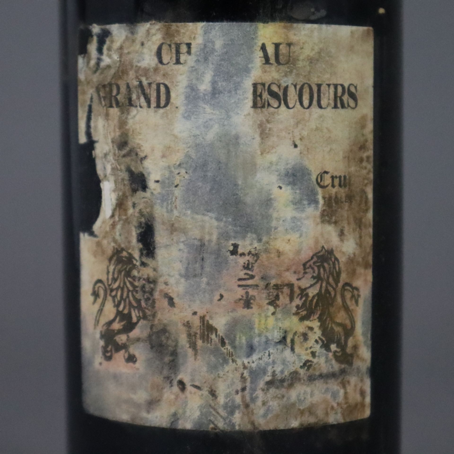 Wein - 1994 Château Grand-Pey-Lescours, Saint-Émilion Grand Cru, France, 0,7 L, Flasche verschmutzt - Image 6 of 6