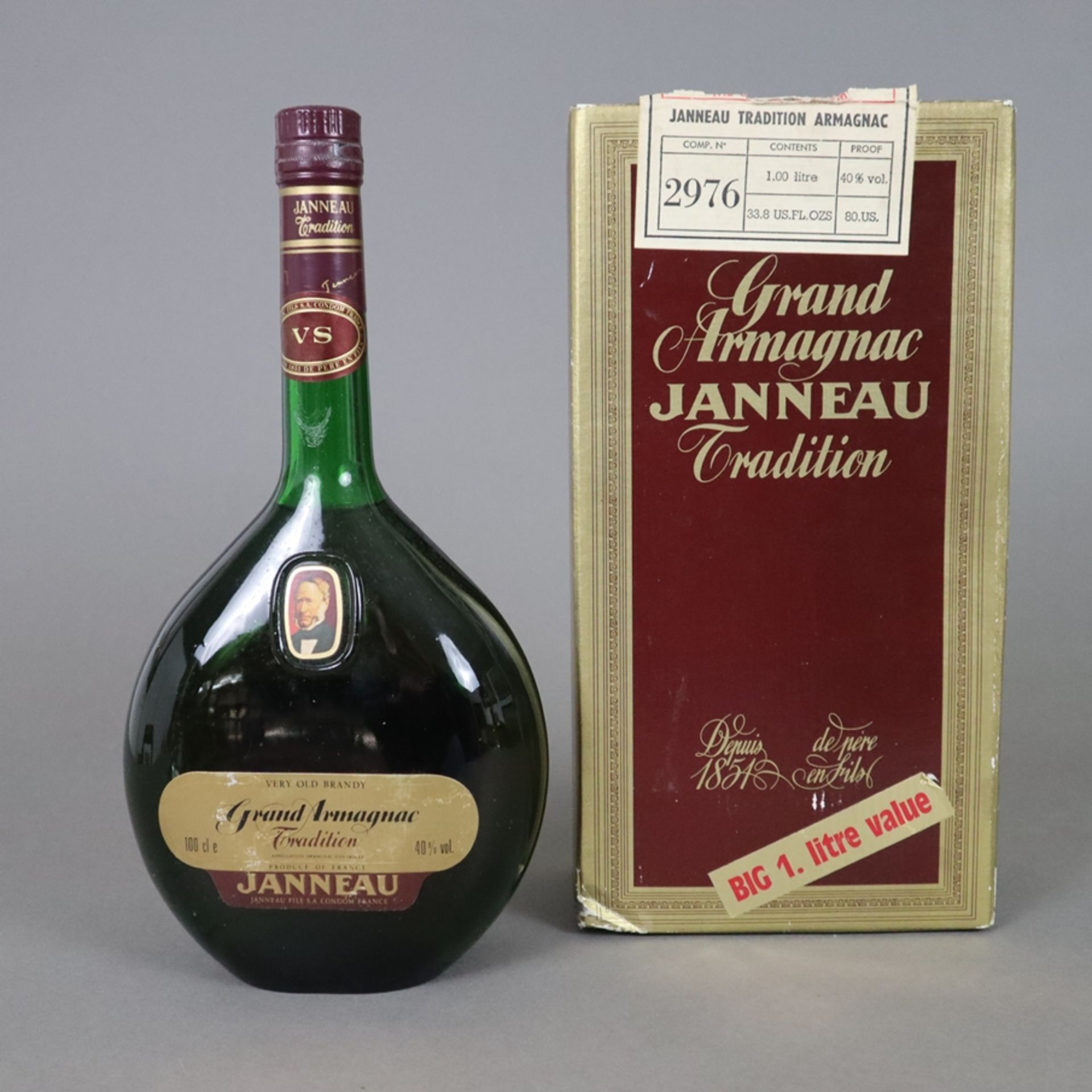 Armagnac - Janneau V.S. Tradition Grand Armagnac, France, 100 cl, 40 %