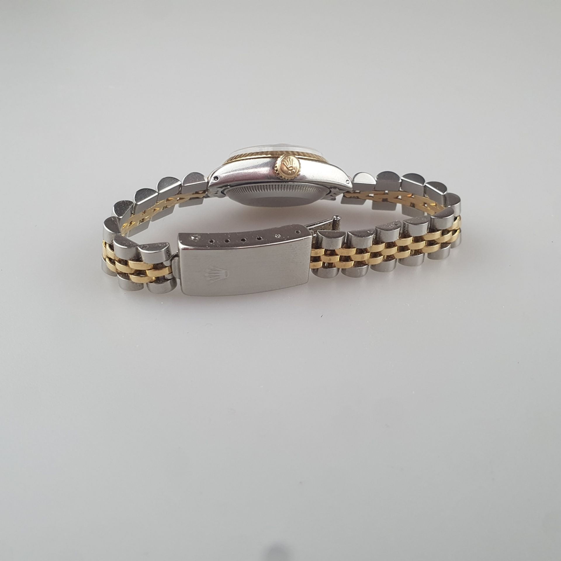 Rolex-Damenarmbanduhr - Oyster Perpetual, Datejust Modell 6917/3, bicolores Gehäuse und Armband aus - Image 5 of 9