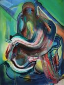 Tomin, Nikola (zeitgenössischer deutscher Künstler) - Ohne Titel, Abstraktion, 1993, Öl auf Leinwan