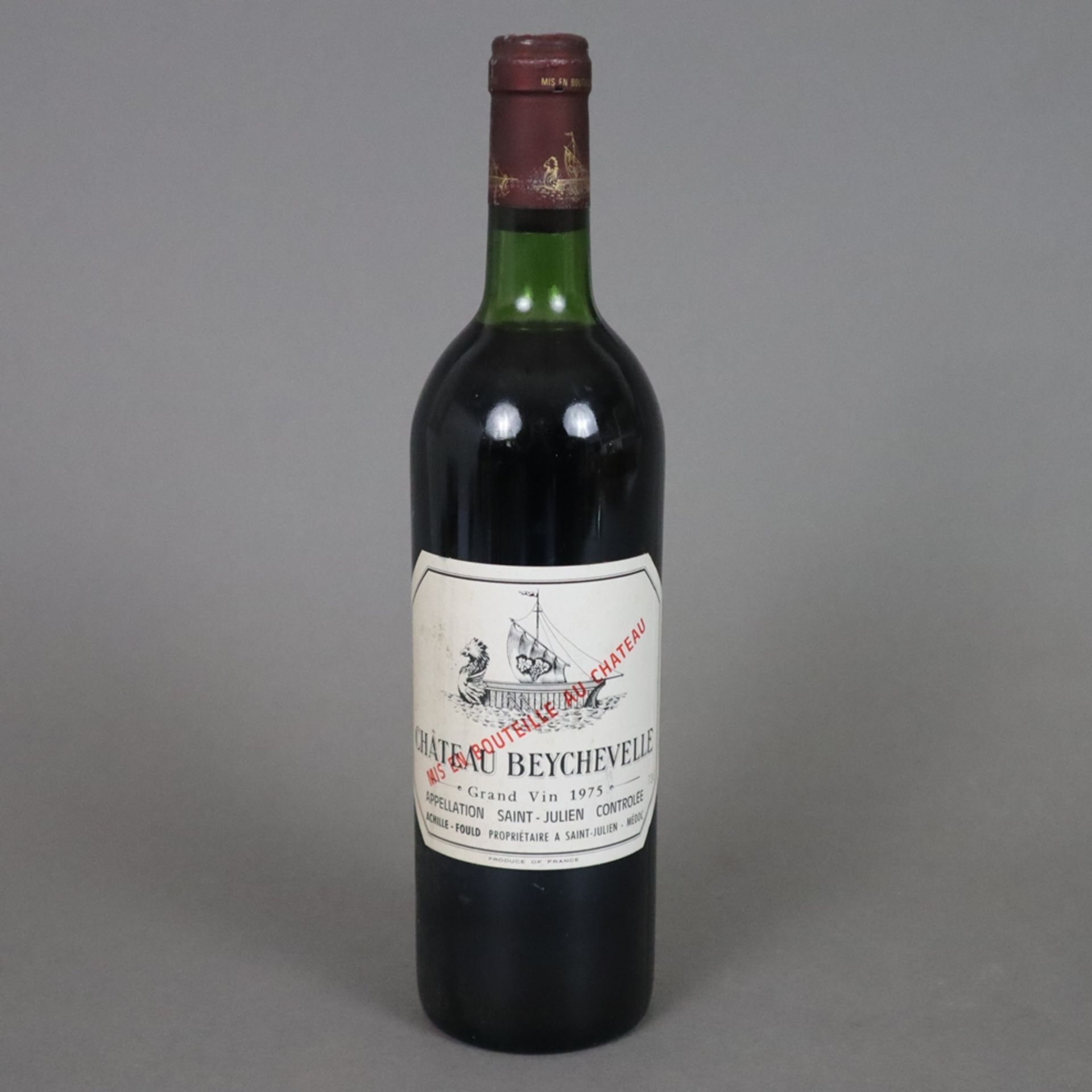 Wein - 1975 Château Beychevelle, Saint-Julien, France, 73 cl.