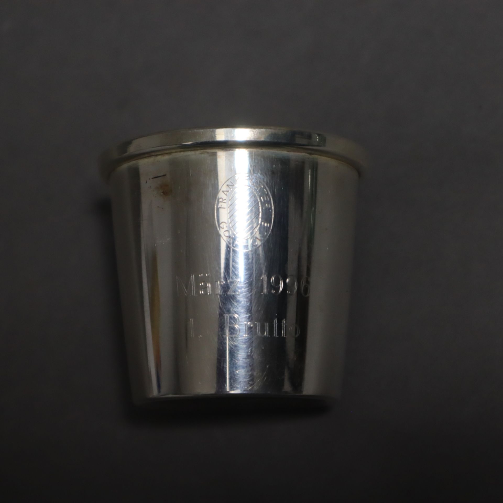 Konvolut Silberbecher - 20. Jh., 800er Silber, 6x Schnapsbecher, Italien, Padua, gepunzt: Landesmar - Bild 3 aus 5
