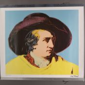 Warhol, Andy (1928 Pittsburgh - 1987 New York) - Goethe nach Tischbein: Goethe in der Campagna, Far