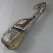 Afghanische Schalenhalslaute - sog. Rubab, um 1900, traditionelles Saiteninstrument, taillierter ba