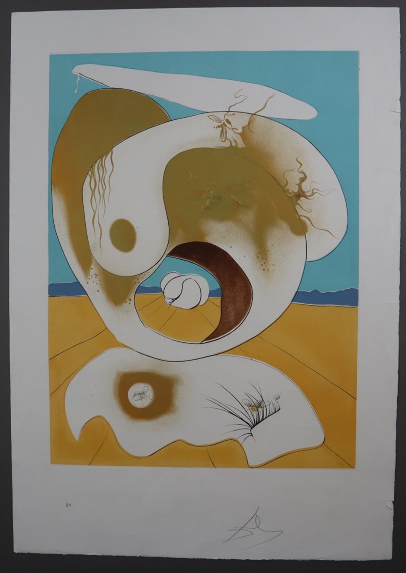 Dalí, Salvador (1904 Figueras -1989 ebenda) - "Vision Planétaire et scatologique", geprägte Kaltnad