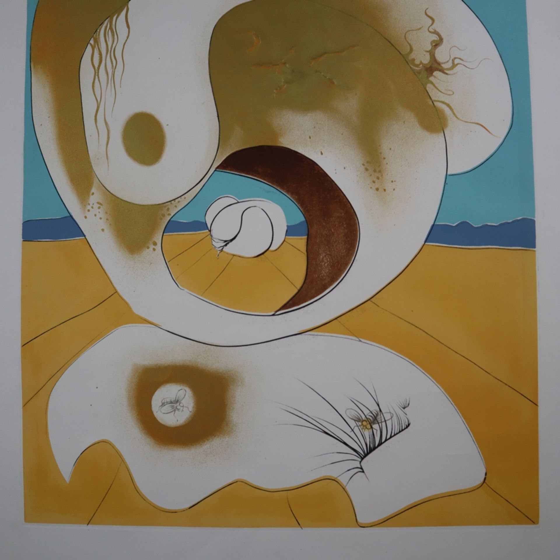 Dalí, Salvador (1904 Figueras -1989 ebenda) - "Vision Planétaire et scatologique", geprägte Kaltnad - Bild 3 aus 9