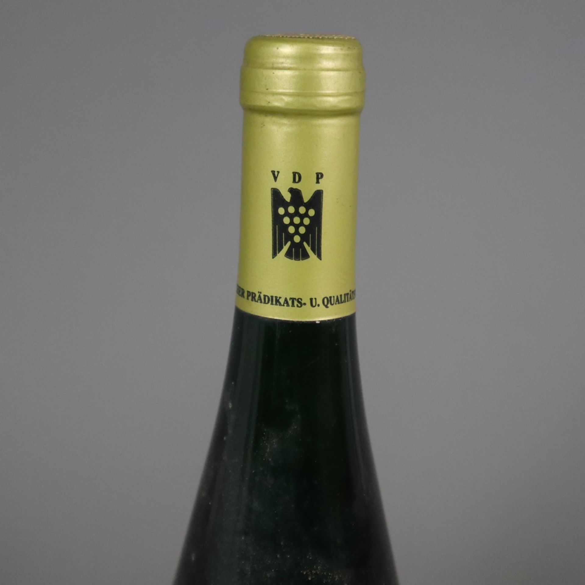 Wein - 1998 Wehlener Sonnenuhr Riesling Kabinett, Füllstand: Into Neck, Flasche und Etikett verschm - Bild 2 aus 6