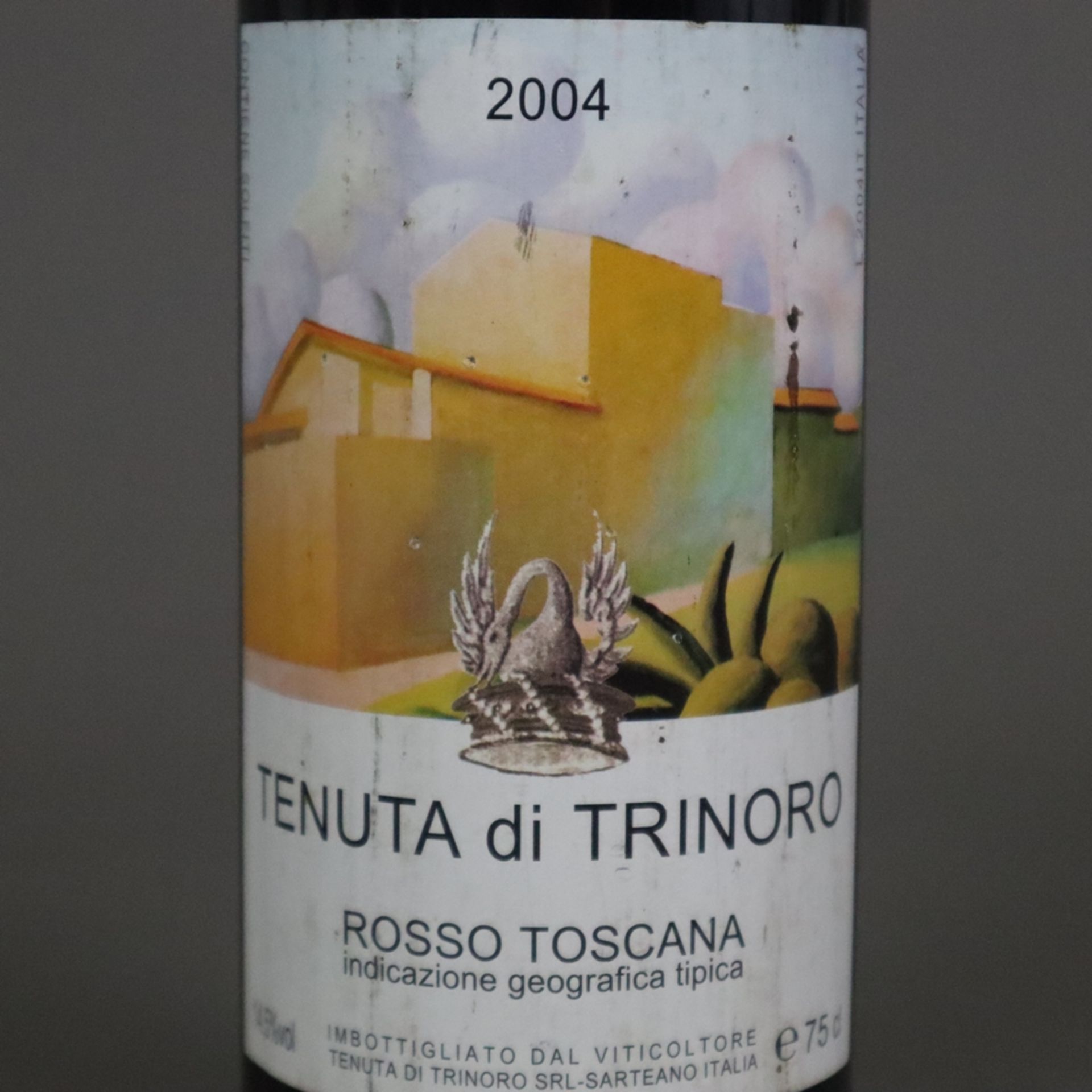 Wein - 2004 Tenuta di Trinoro Toscana IGT, Tuscany, Italy, Füllstand: Into Neck, 75 cl - Bild 4 aus 7
