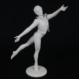 Tänzerfigur - Goebel, Entwurf von Gerhard Skrobek (1922-2007), weißes Biskuitporzellan, auf der run
