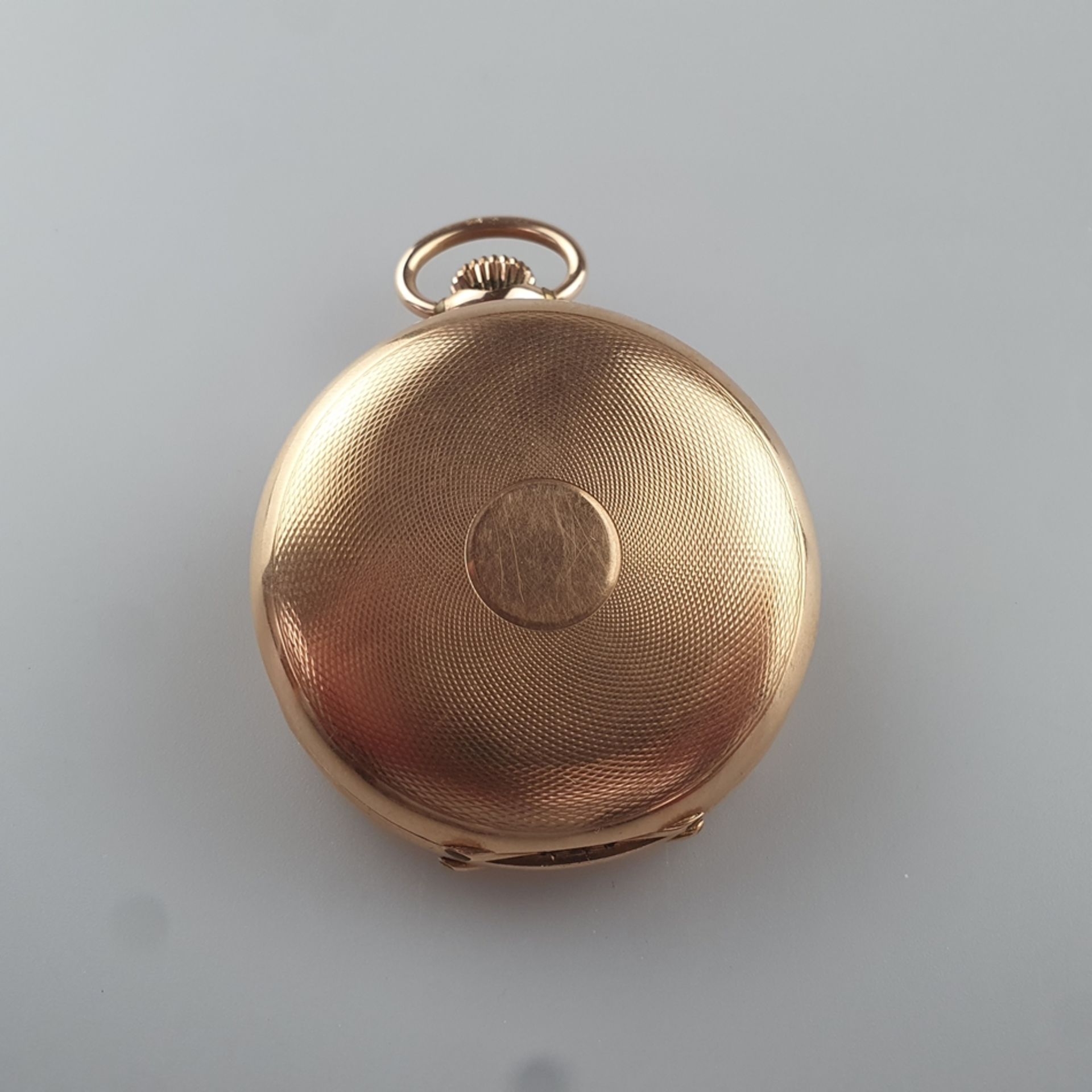 Savonnette-Herrentaschenuhr - Carl Breitschwerdt, Frankfurt a.M., Gelbgold 585/000, Punzen u.a. Sch - Bild 3 aus 8