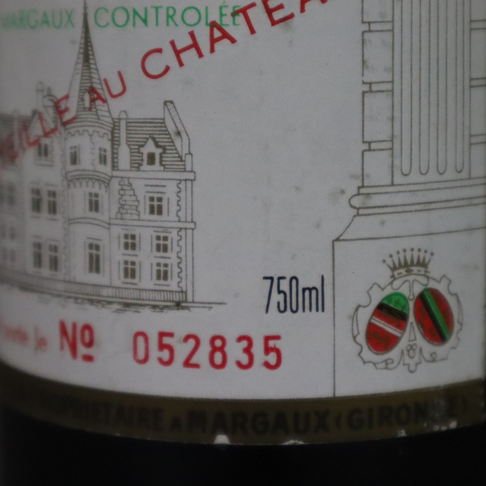 Wein - 1980 Château Lascombes, Margaux, France, 750 ml - Bild 6 aus 6