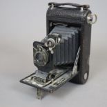 Eastman Kodak Faltkamera - No. 1 Autographic Kodak Jr., Metallgehäuse mit Lederüberzug, Filmtyp A-1