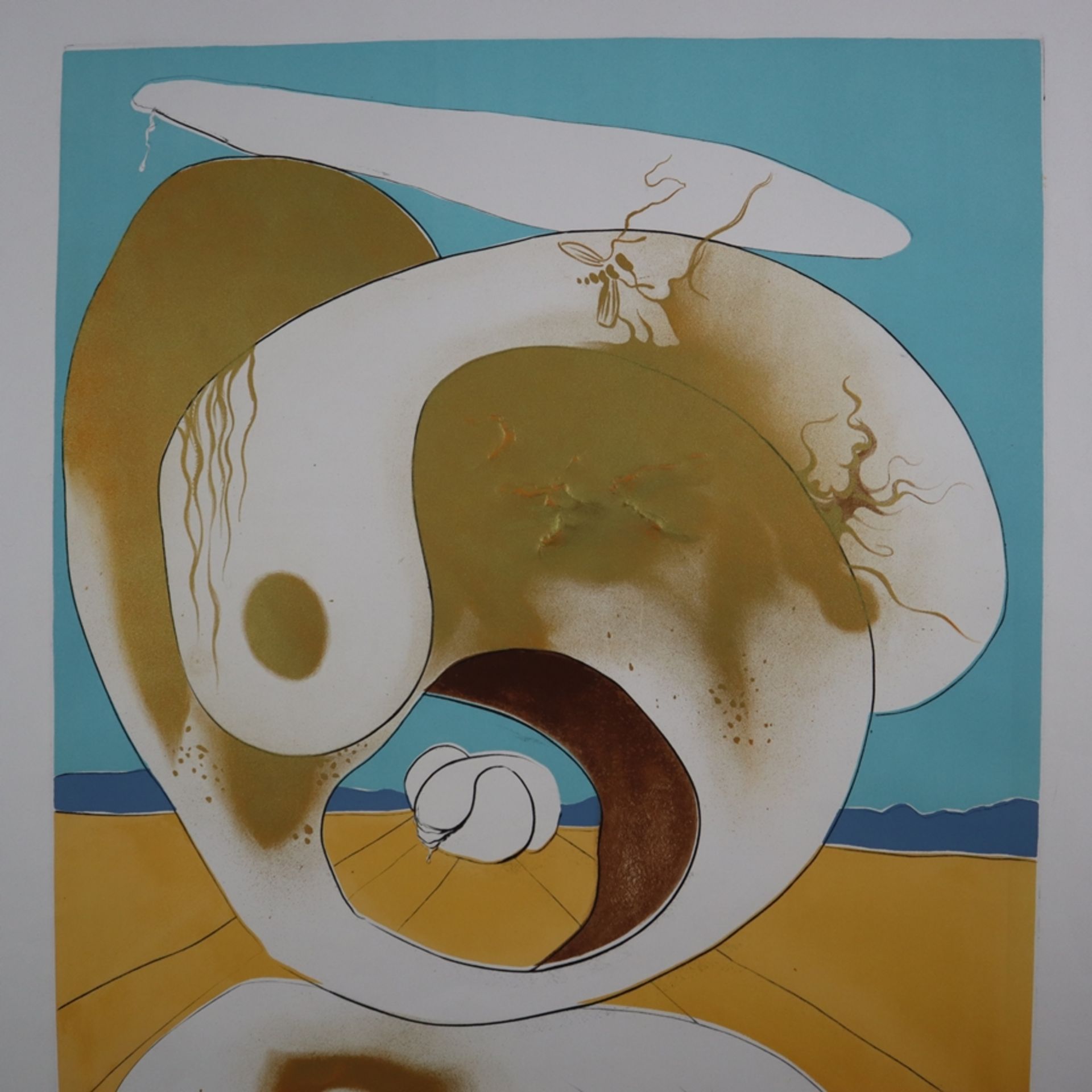 Dalí, Salvador (1904 Figueras -1989 ebenda) - "Vision Planétaire et scatologique", geprägte Kaltnad - Bild 2 aus 9