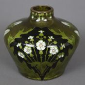 Jugendstil-Vase - Keller & Guérin, Lunéville / St. Clément, Anfang 20. Jh., Keramik, heller Scherbe