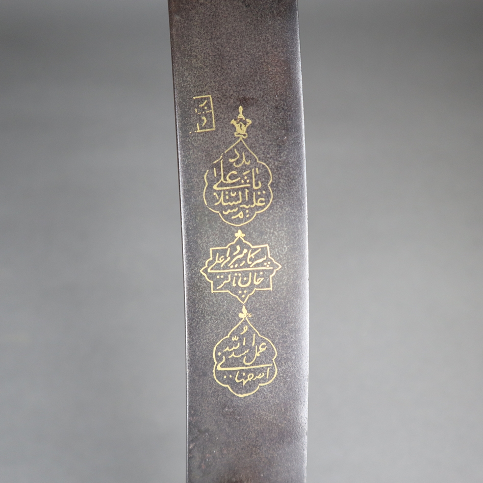 Princely Tulwar Sword - India, 1st half 19th c., made for the ruler of the princely state of Khairp - Image 4 of 5