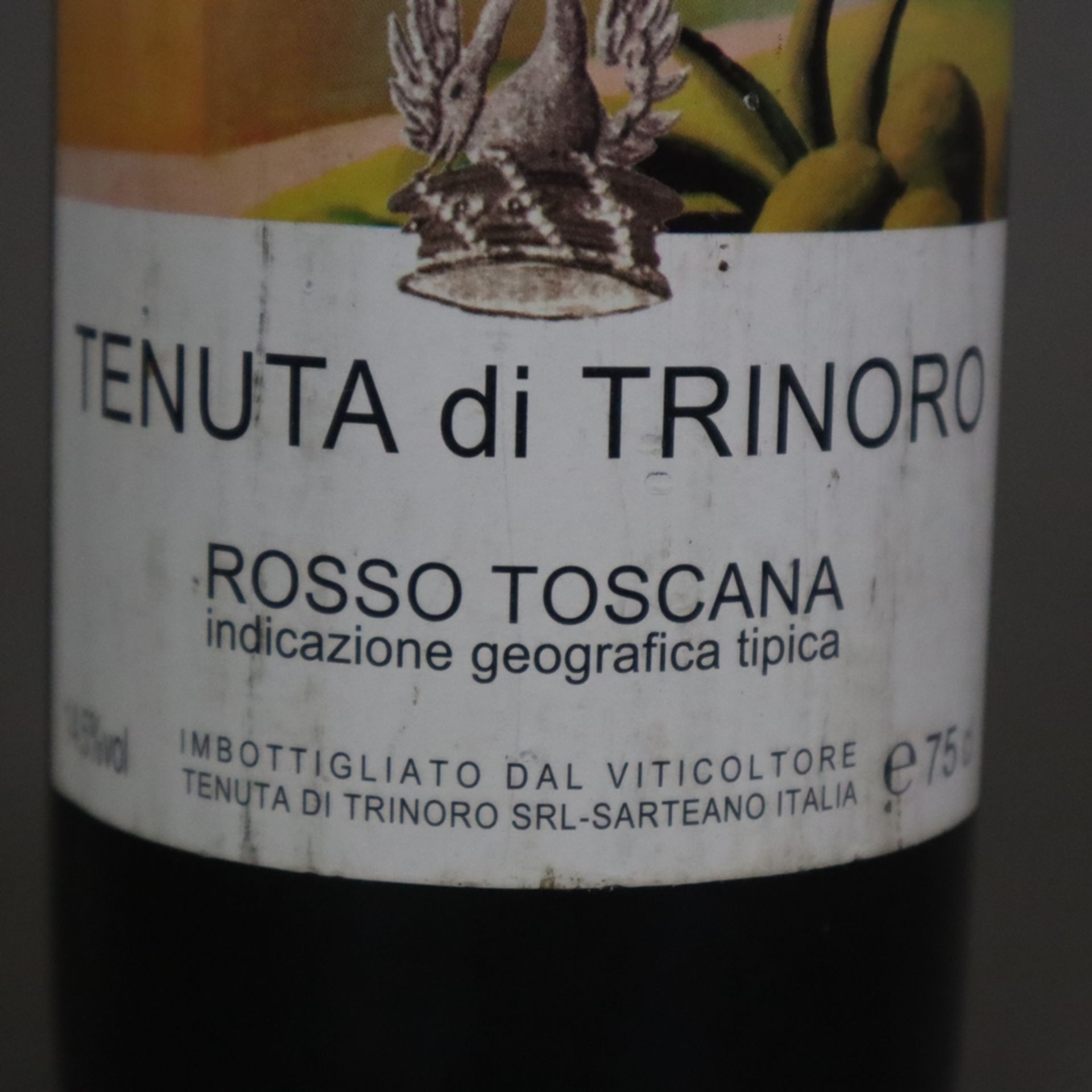 Wein - 2004 Tenuta di Trinoro Toscana IGT, Tuscany, Italy, Füllstand: Into Neck, 75 cl - Bild 5 aus 7