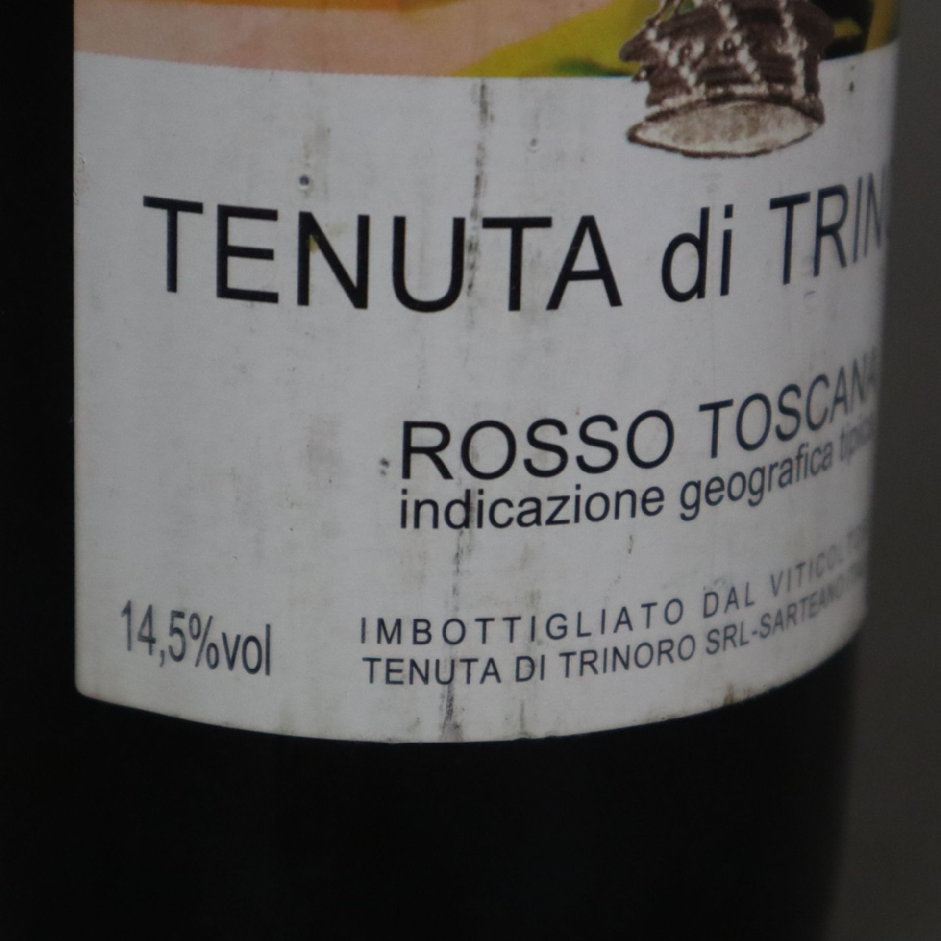 Wein - 2004 Tenuta di Trinoro Toscana IGT, Tuscany, Italy, Füllstand: Into Neck, 75 cl - Bild 6 aus 7