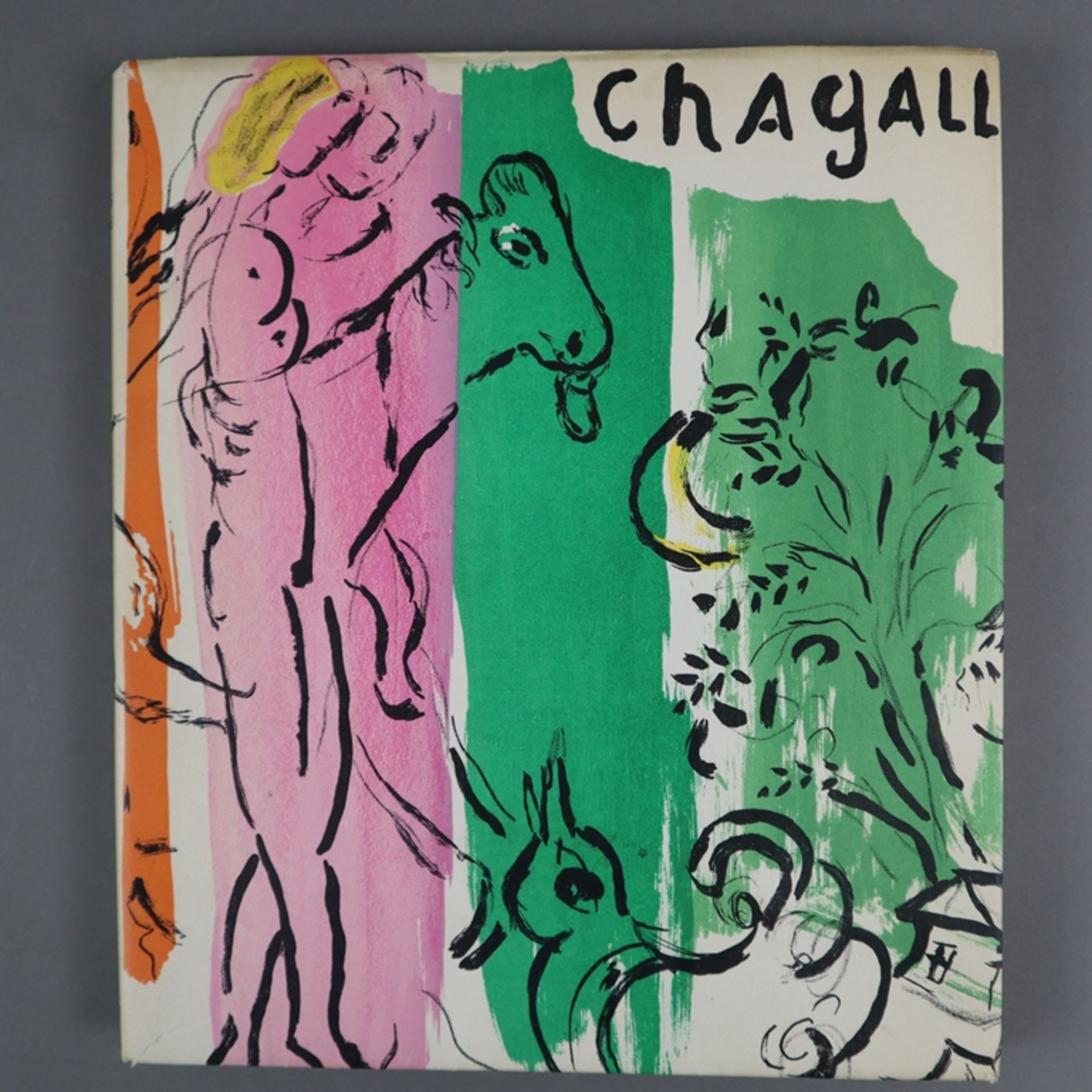Marc Chagall / Jacques Lassaigne - "Chagall", Paris, Maeght 1957, mit 15 Lithografien (inkl. Titel 