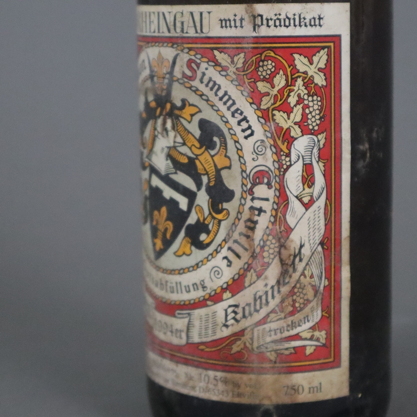 Wein - 1994 Rauenthal Baiken Riesling Kabinett, Füllstand: Top Shoulder, Flasche und Etikett versch - Image 6 of 6