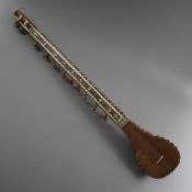 Orientalische Langhalslaute - wohl Afghanistan um 1900, traditionelles Saiteninstrument, kleiner ba