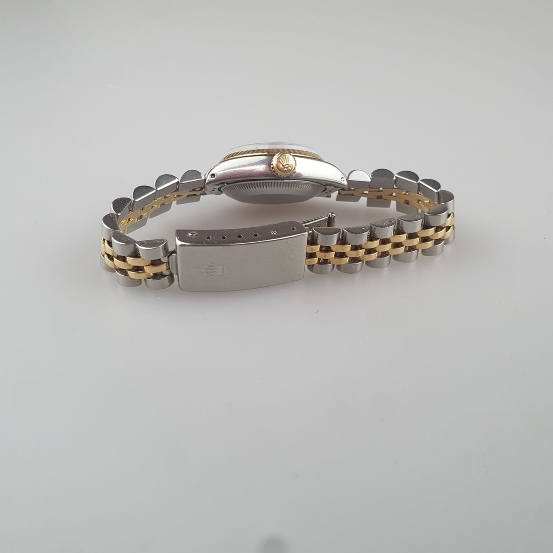 Rolex-Damenarmbanduhr - Oyster Perpetual, Datejust Modell 6917/3, bicolores Gehäuse und Armband aus - Bild 5 aus 9