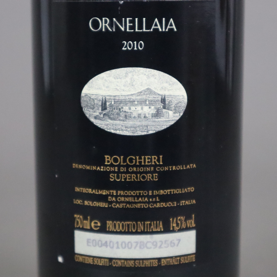Wein - 2010 Ornellaia Bolgheri Superiore, Tuscany, Italy, Füllstand: Into Neck, 750 ml - Image 5 of 5