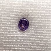 Natural Sapphire - 1.52ct, oval cut, origin: Madagascar, "AIG America" certified