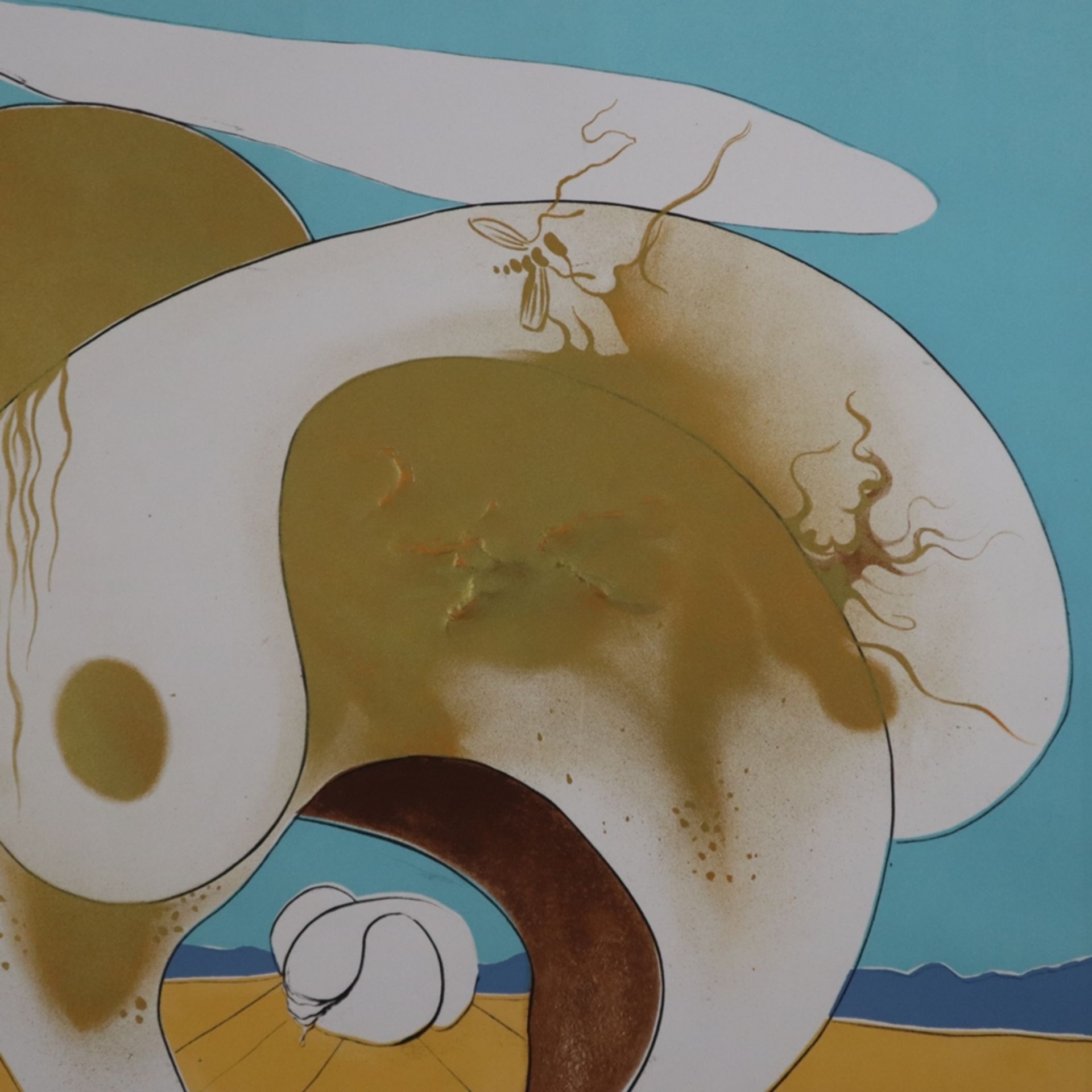 Dalí, Salvador (1904 Figueras -1989 ebenda) - "Vision Planétaire et scatologique", geprägte Kaltnad - Bild 7 aus 9