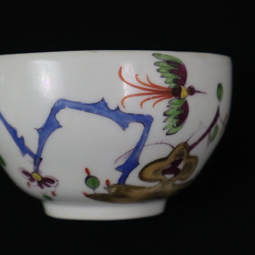 Teetasse mit Untertasse - Meissen, um 1780/90, Porzellan, polychrome Malerei mit Kakiemon-Dekor mit - Image 5 of 8