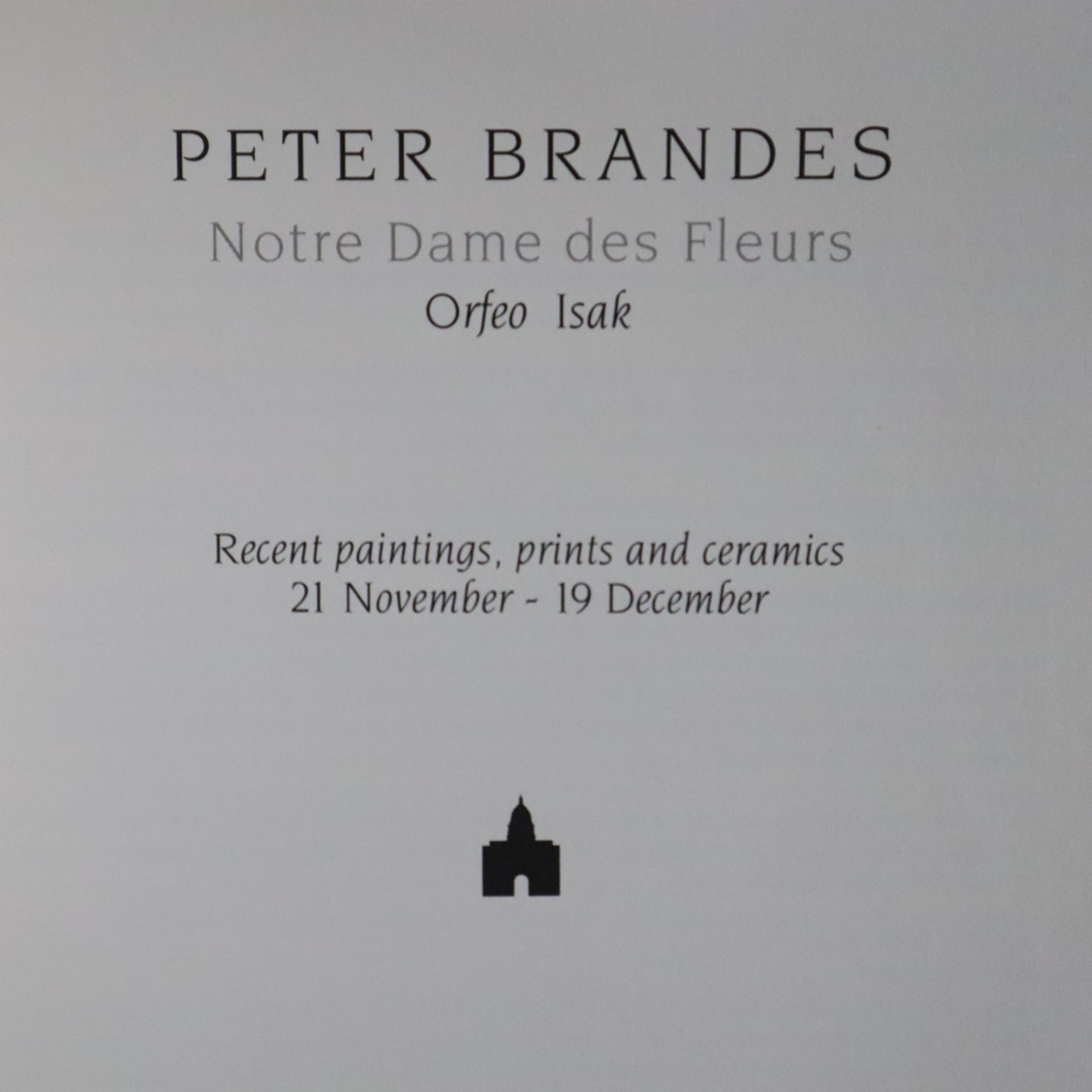 Brandes, Peter (*1944 Assens, bedeutender, zeitgenössischer dänischer Künstler, lebt und arbeitet i - Bild 6 aus 6