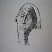 Roeder, Emy (1890 Würzburg - 1971 Mainz) - Selbstportrait, Lithografie auf geschöpftem Papier, unte