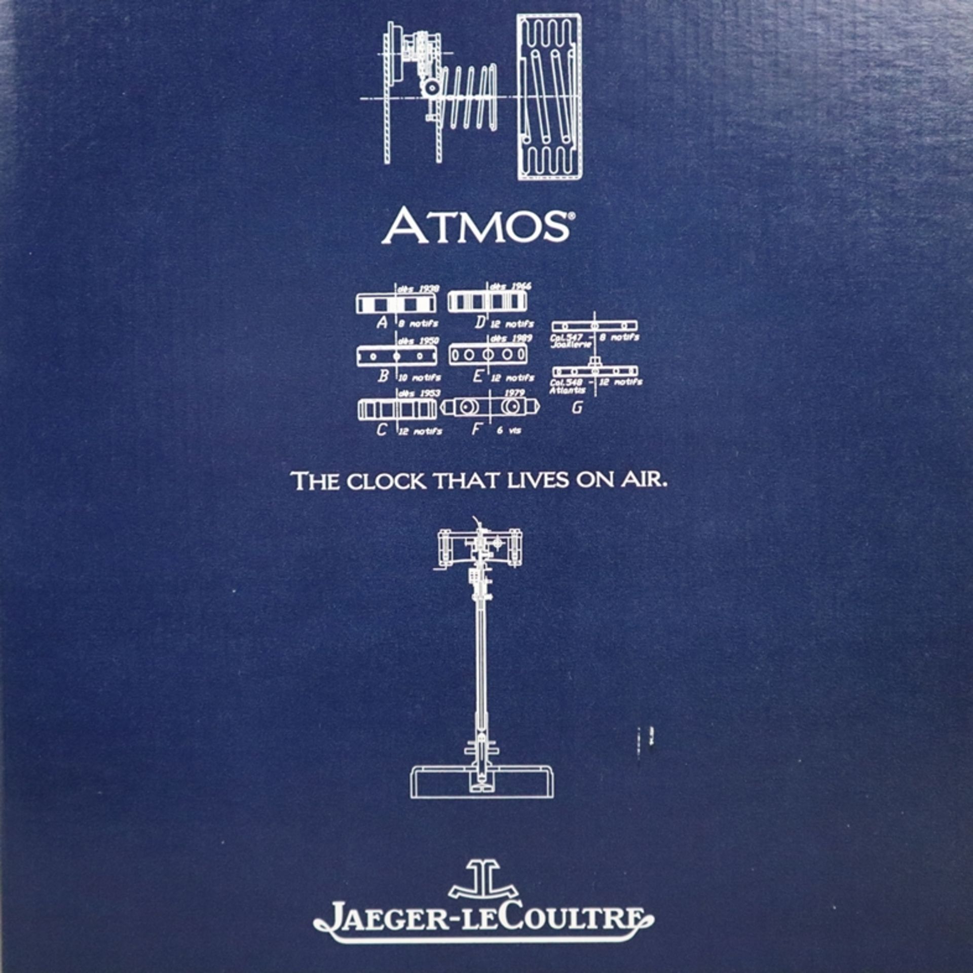 ATMOS-Tischuhr von Jaeger-LeCoultre - sog. Pendule Perpetuelle/ automatischer Aufzug durch Nutzung - Bild 15 aus 15