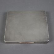 Englisches Silberetui - Sterling Silber 925/000, allseits guillochiert, Punzen: Meistermarke „Golds