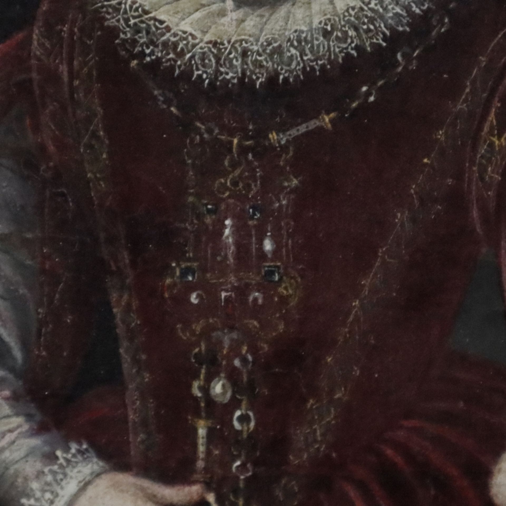 Zanuolo, Ottavio (?-1607, italienischer Bildnismaler, Hofmaler am Steirer Hof, Umkreis/Nachfolge) - - Bild 7 aus 12