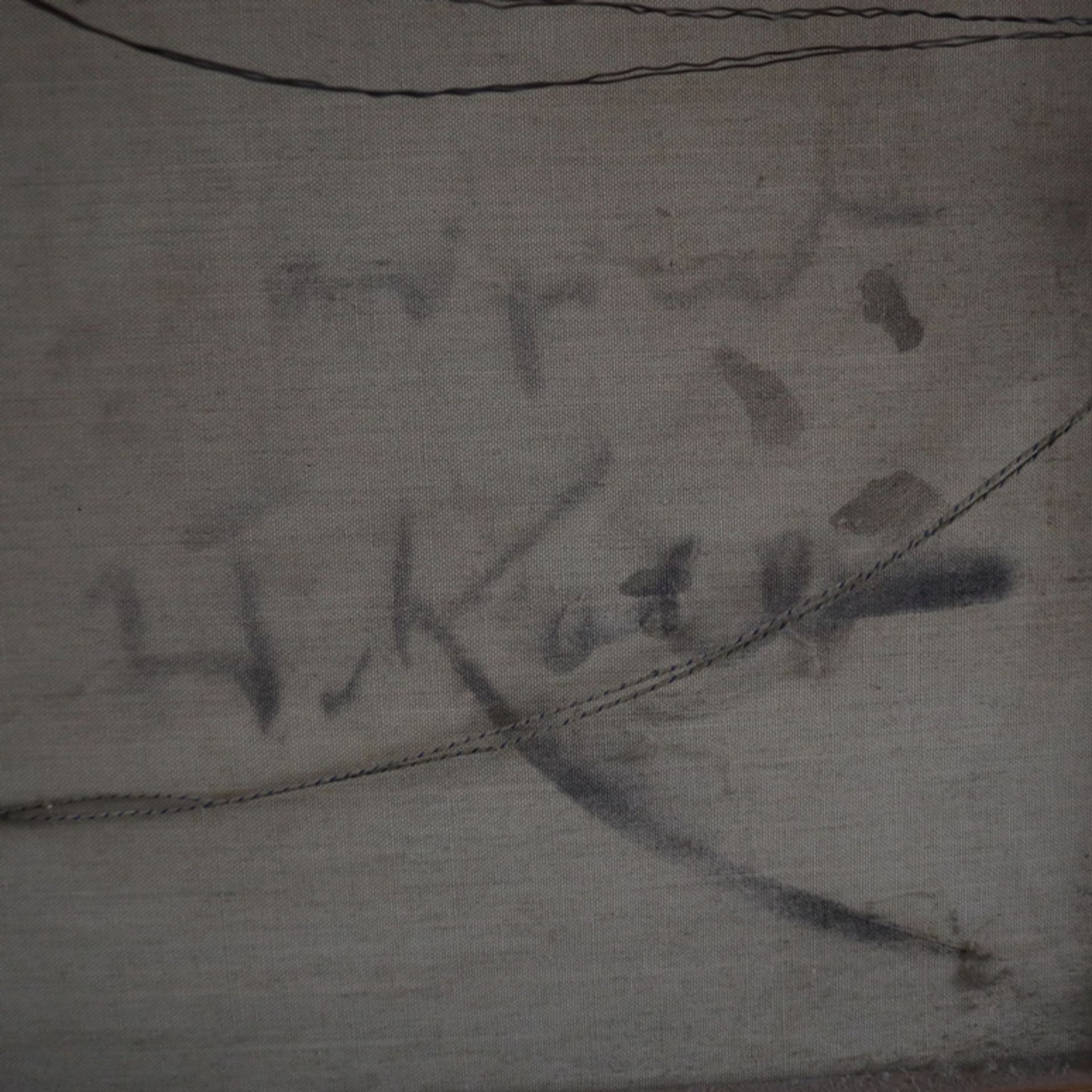 Kolb, W. (20.Jh.) - "Trojka", Öl auf Leinwand, unten links signiert "W. Kolb", Winterszene in abend - Bild 11 aus 11