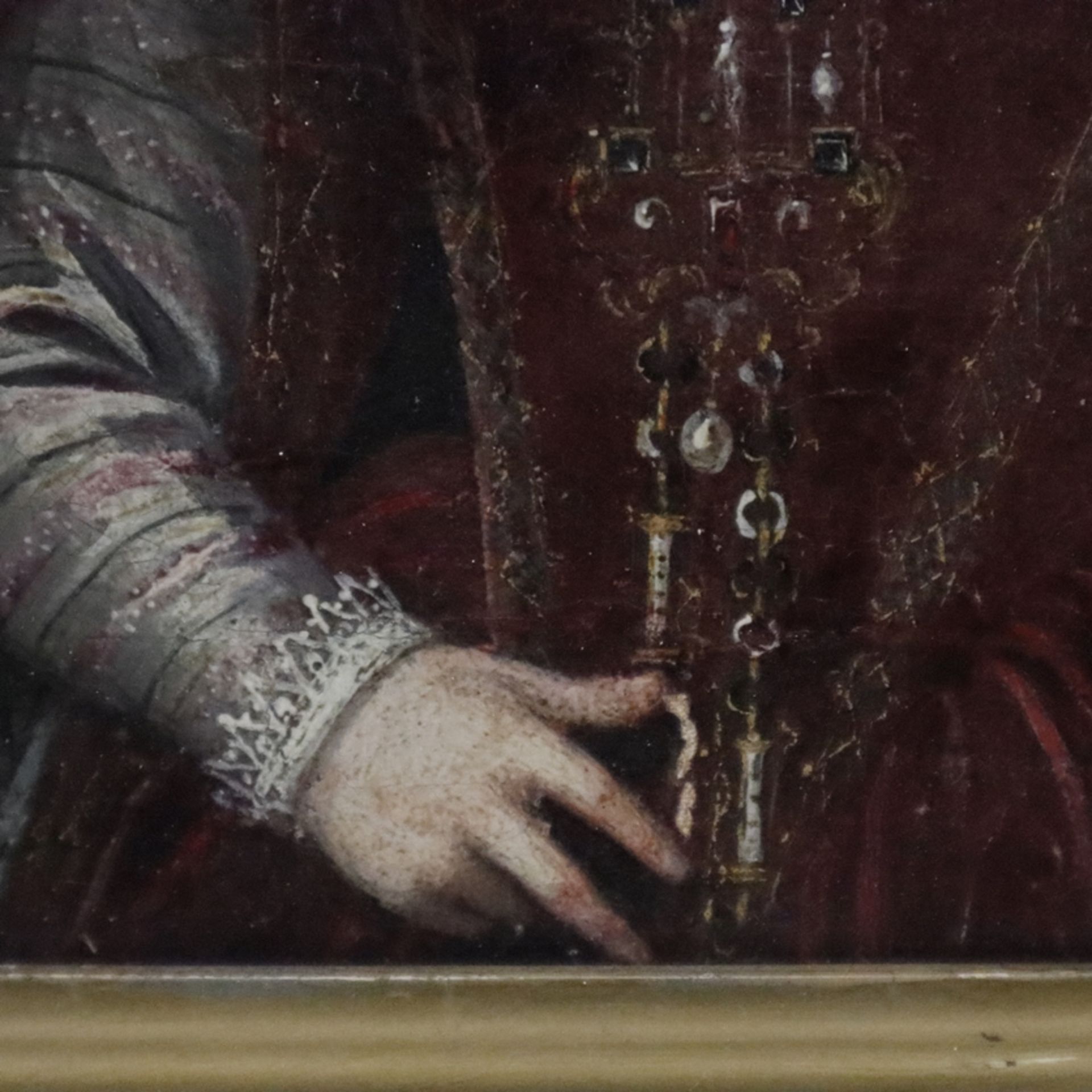 Zanuolo, Ottavio (?-1607, italienischer Bildnismaler, Hofmaler am Steirer Hof, Umkreis/Nachfolge) - - Bild 8 aus 12