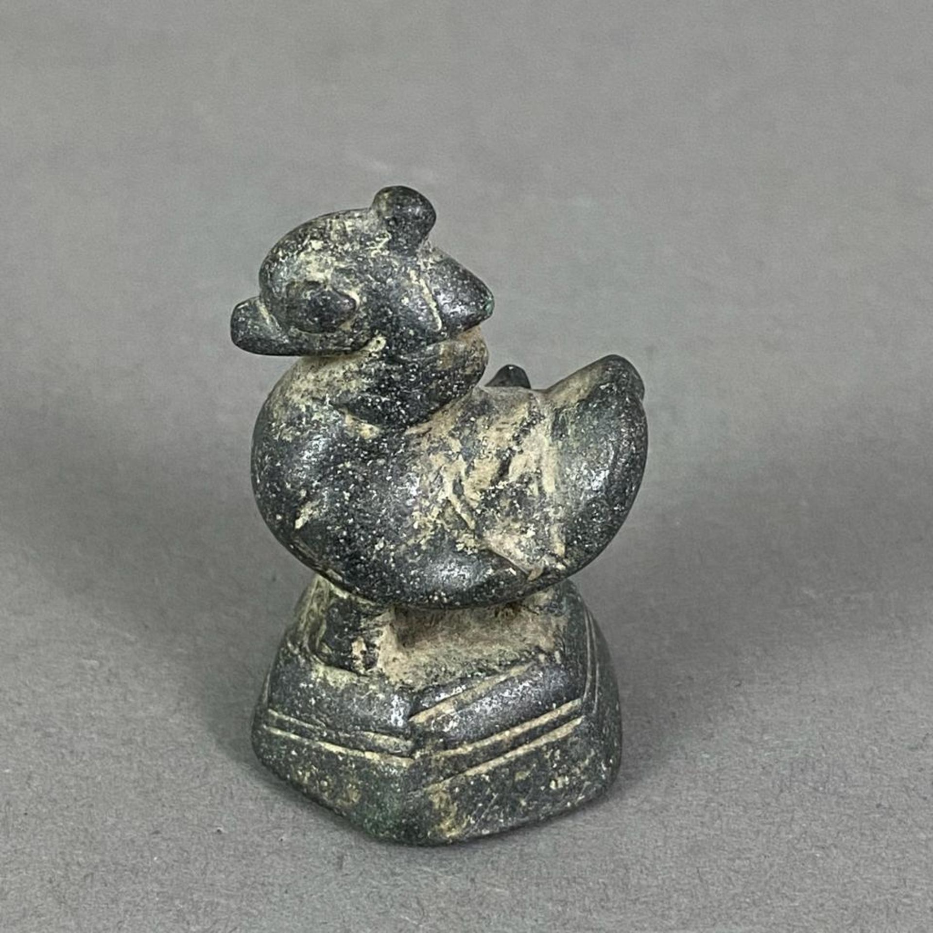 Satz von 7 älteren Bronzegewichten in Hintha-Form (mythischer Vogel) - Burma/Laos, sogenannte "Opiu - Image 5 of 6