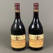 Weinkonvolut - 2 Flaschen 1983 Château de la Gardine, Châteauneuf-du-Pape, Rhône, France, 750 ml, F