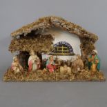Weihnachtskrippe - Christi Geburt mit Maria und Josef sowie den heiligen 3 Königen, Ochs und Esel