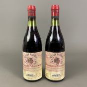 Weinkonvolut - 2 Flaschen, 1969 Alexis Lichine Chassagne-Montrachet, Côte de Beaune, France, 750 ml