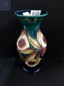 MOORCROFT 'ALBANY' VASE PRODUCED FOR 1 YEAR ONLY. 7.5" HEIGHT