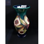 MOORCROFT 'ALBANY' VASE PRODUCED FOR 1 YEAR ONLY. 7.5" HEIGHT